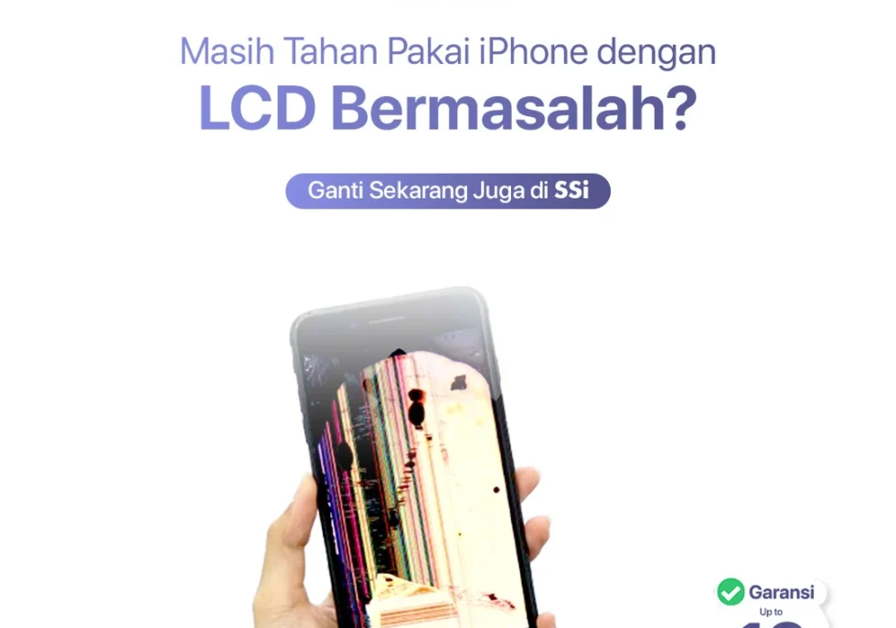 Masih tahan dengan iPhone dengan LCD Bermasalah