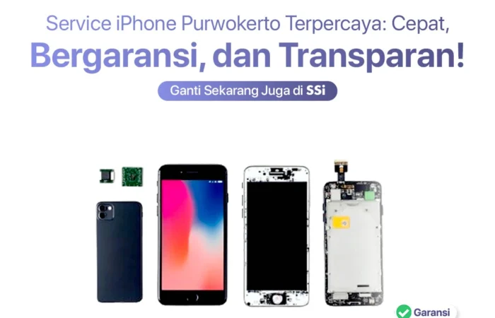 Service iPhone Purwokerto Terpercaya: Cepat, Bergaransi, dan Transparan!