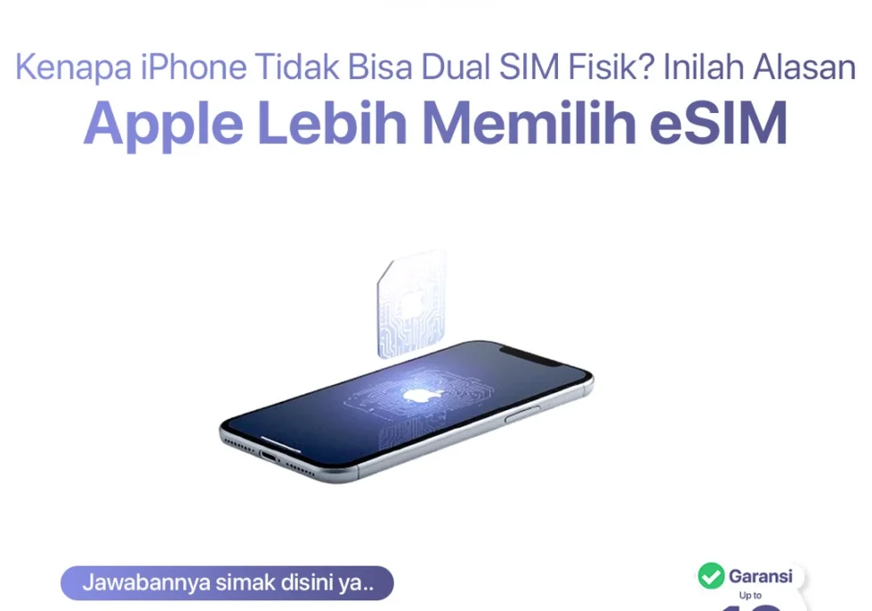 Kenapa iPhone Tidak Bisa Dual SIM Fisik? Inilah Alasan Apple Lebih Memilih eSIM