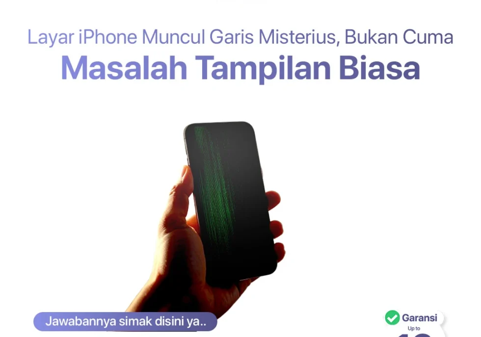 Layar iPhone Muncul Garis Misterius, Bukan Cuma Masalah Tampilan Biasa