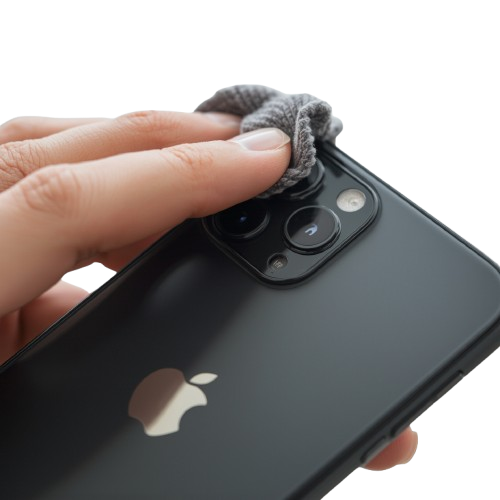 bersihkan lensa kamera iphone