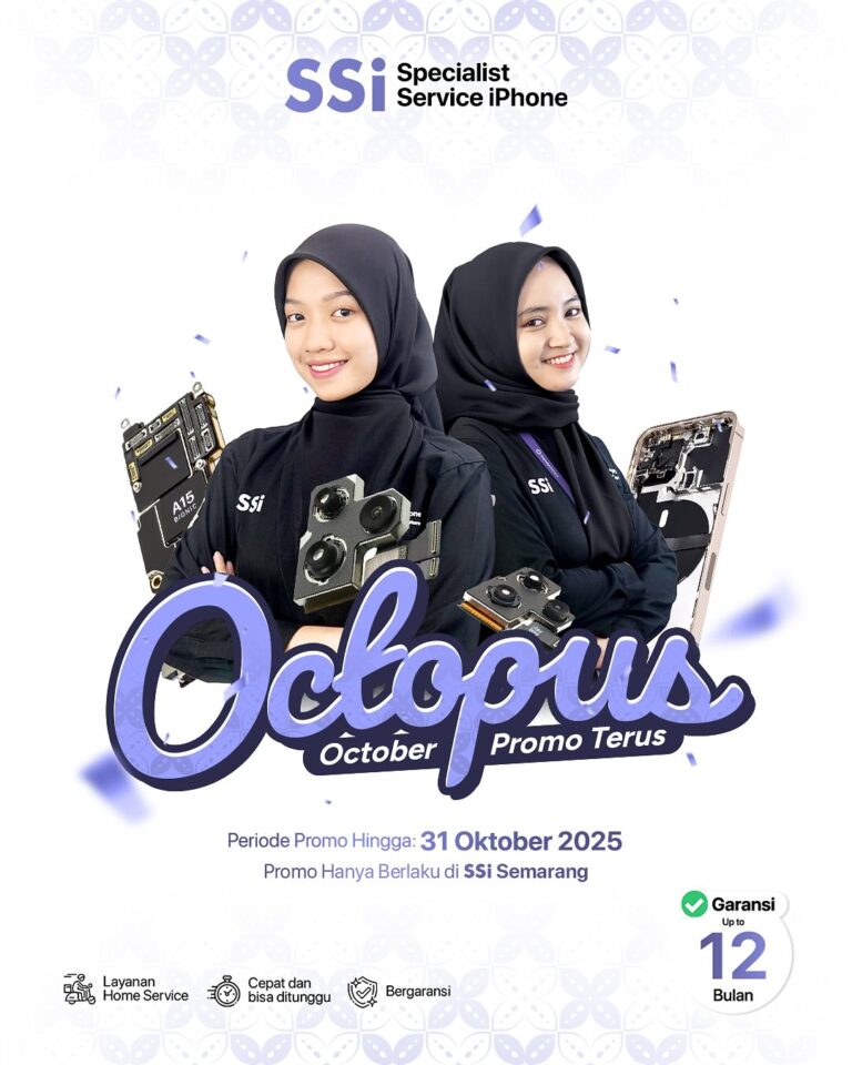 Di bulan OKTOBER ini SSi kasih promo buat kamu yang punya kendala di iPhone kamu terutama pada l